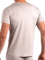 Olaf Benz RED2175: V-Neck-Shirt, silber
