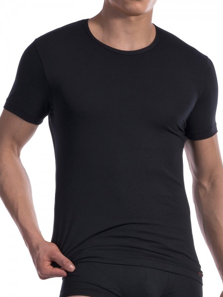 Olaf Benz RED1601: T-Shirt, schwarz
