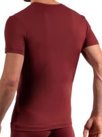 Olaf Benz RED2059: V-Neck-Shirt, burgundy