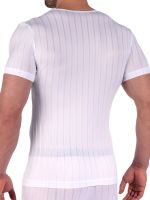 Olaf Benz RED2358: V-Neck-Shirt, weiß